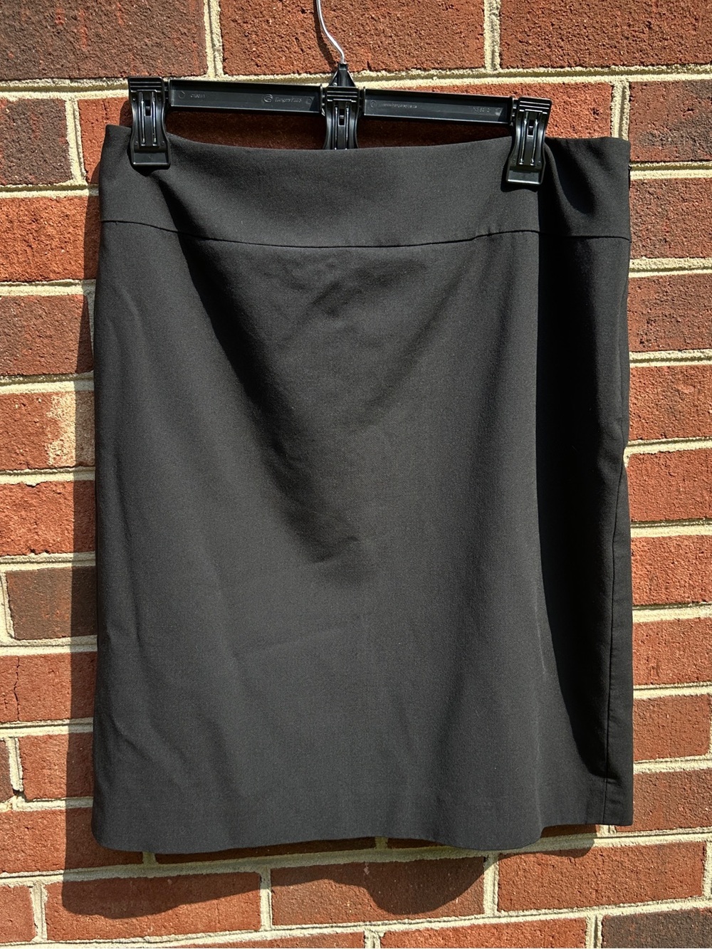 Ann Taylor LOFT Black Wool Blend Pencil Skirt Size 10 Career Office